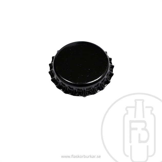 Kronkapsyl  26 svart, Standard